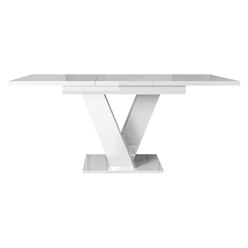 Xandriel - Table à Manger Extensible - Blanc - 4 à 6 Personnes