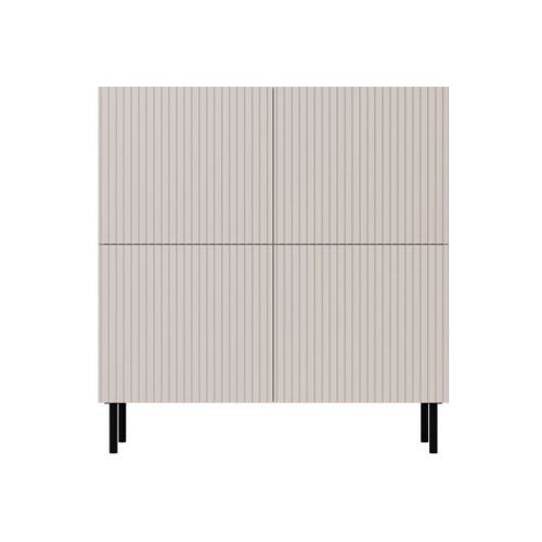 Timote - Buffet 2 Portes - Écru - 4 Portes - 106 Cm