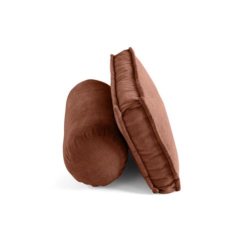 Marisol - Lot De Deux Coussins De Dossier - Velours Texturé