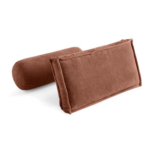 Marisol - Lot De Deux Coussins De Dossier - Velours Texturé