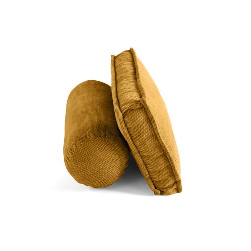 Marisol - Lot De Deux Coussins De Dossier - Velours Texturé