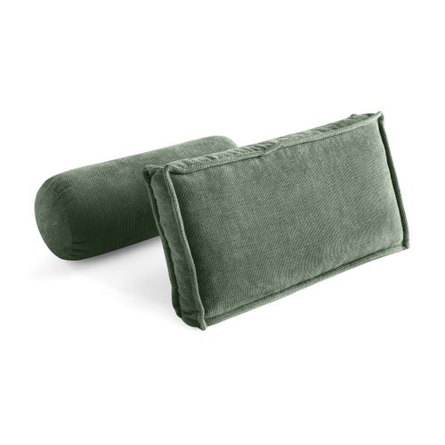 Marisol - Lot De Deux Coussins De Dossier - Velours Texturé