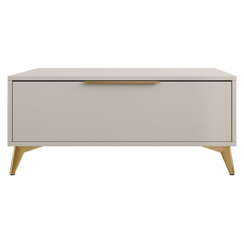 Boccioni - Table Basse - Beige - 1 Tiroir - 104 Cm