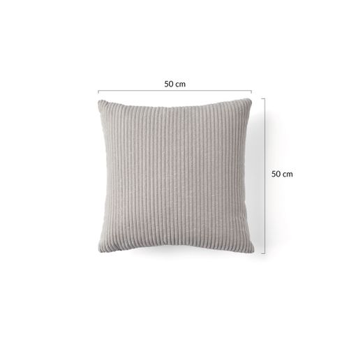 Selma - Coussin - En Velours Côtelé - 50x50 Cm