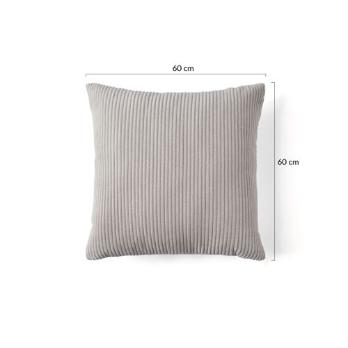 Selma - Coussin - En Velours Côtelé - 60x60 Cm