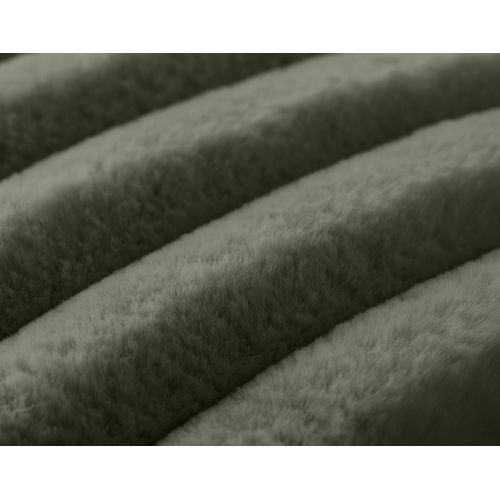 Sierra - Coussin - En Fausse Fourrure Côtelé - 40x40 Cm