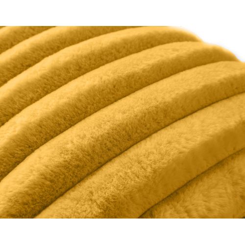 Sierra - Coussin - En Fausse Fourrure Côtelé - 40x40 Cm