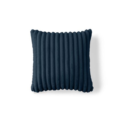 Sierra - Coussin - En Fausse Fourrure Côtelé - 40x40 Cm