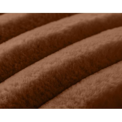 Sierra - Coussin - En Fausse Fourrure Côtelé - 40x40 Cm