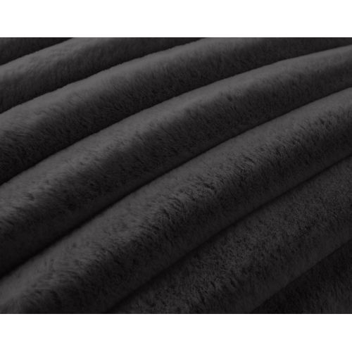 Sierra - Coussin - En Fausse Fourrure Côtelé - 50x50 Cm