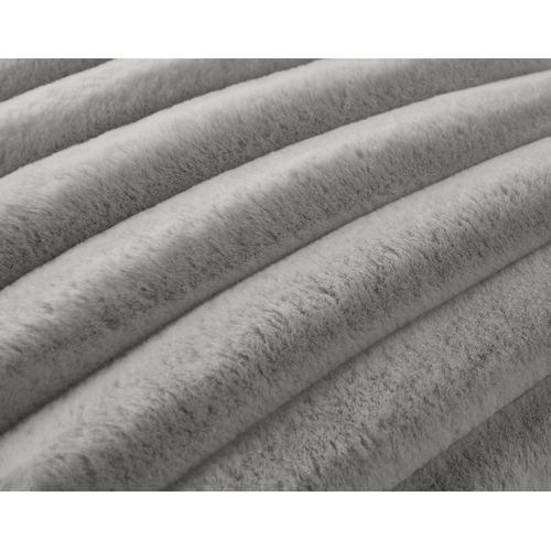 Sierra - Coussin - En Fausse Fourrure Côtelé - 60x60 Cm