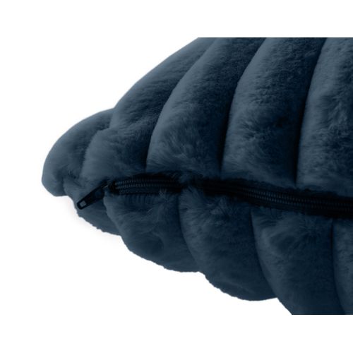 Sierra - Coussin - En Fausse Fourrure Côtelé - 60x60 Cm