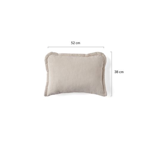 Albane - Coussin - En Velours Côtelé - 38x52 Cm