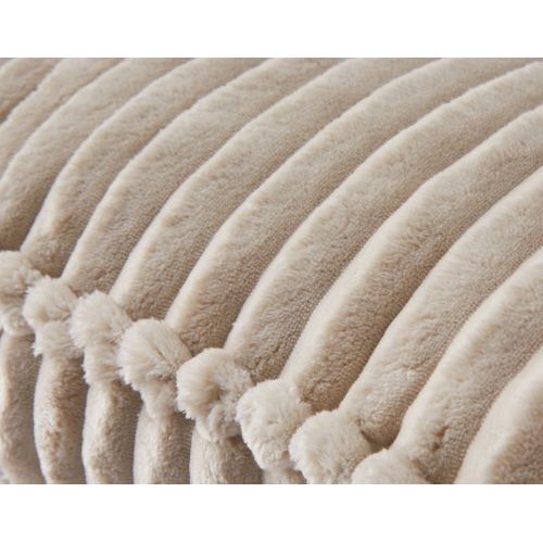 Stella - Coussin - En Velours Côtelé Grosses Côtes - 32x57 Cm