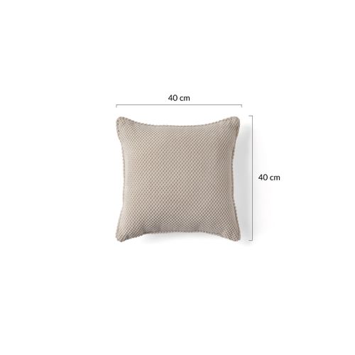 Topaze - Coussin - Velours Texturé - 40x40 Cm
