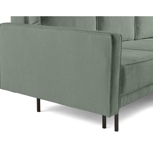 Charlie - Canapé D'angle Réversible 4 Places - Convertible Avec Coffre - En Tissu