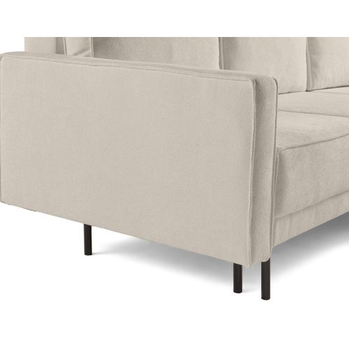 Charlie - Canapé D'angle Réversible 4 Places - Convertible Avec Coffre - En Tissu