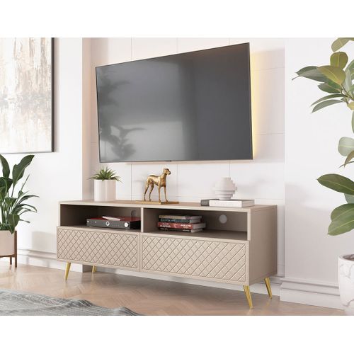 Sorolla - Meuble TV - 2 Tiroirs Et 2 Niches - 150 Cm