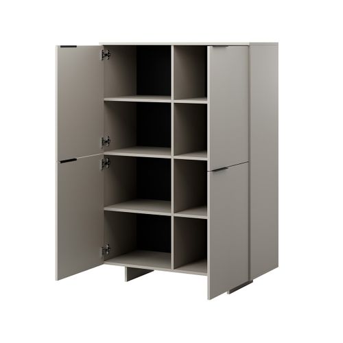 Canterbury - Buffet Haut - Beige - 4 Portes -145 Cm