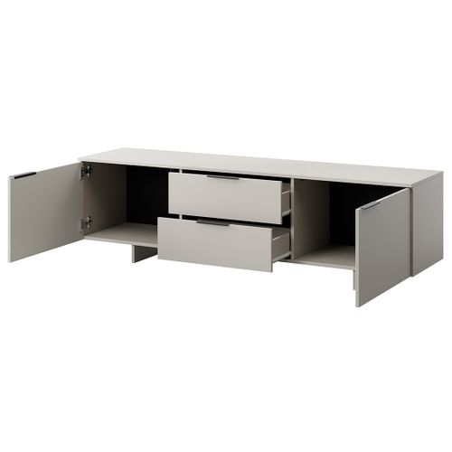 Canterbury - Meuble TV - 2 Tiroirs Et 2 Portes - Beige - 180 Cm