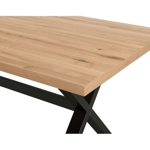 Woody - Table à Manger - Chêne Et Hêtre Massif - 180 Cm