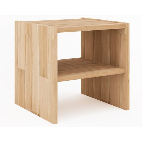 Bonnie - Table De Chevet - Chêne Massif - 35 Cm