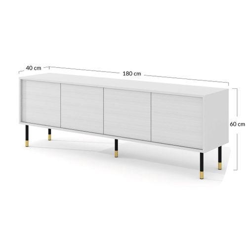 Novara - Meuble TV - 4 Portes - 180 Cm