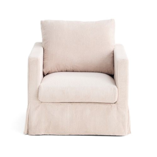 Serena - Housse En Velours Côtelé Pour Fauteuil