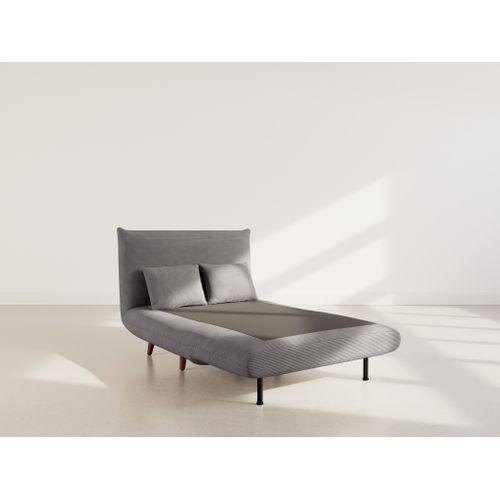 Lumi - Banquette Convertible Clic-clac 1 Place En Velours Côtelé