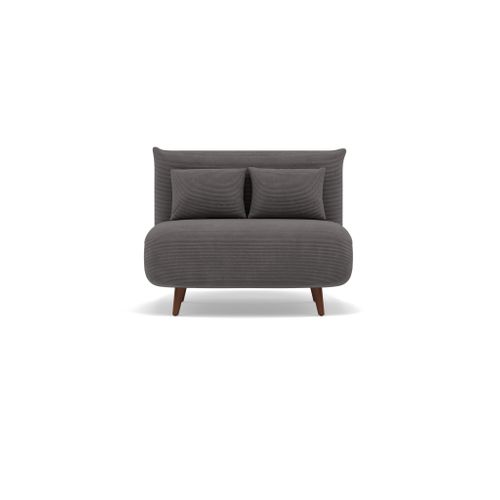 Lumi - Banquette Convertible Clic-clac 1 Place En Velours Côtelé