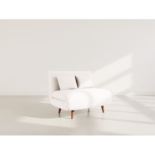 Lumi - Banquette Convertible Clic-clac 1 Place En Velours Côtelé