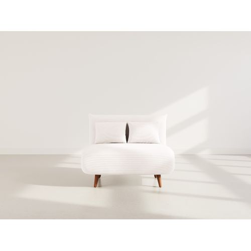 Lumi - Banquette Convertible Clic-clac 1 Place En Velours Côtelé