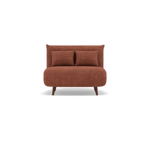 Lumi - Banquette Convertible Clic-clac 1 Place En Velours Côtelé