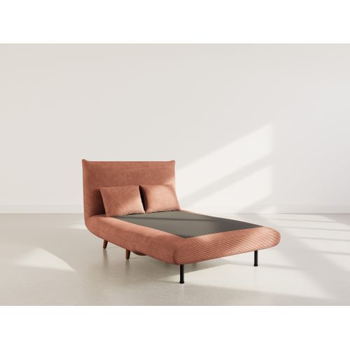 Lumi - Banquette Convertible Clic-clac 1 Place En Velours Côtelé