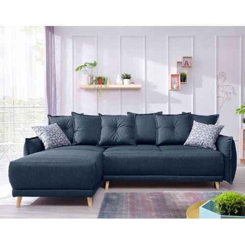Lena - Canapé D'angle Réversible Convertible - 4 Places - Style Scandinave