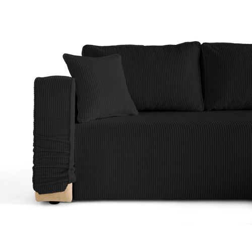 Housse En Velours Côtelé Pour Canapé Déhoussable Topaze