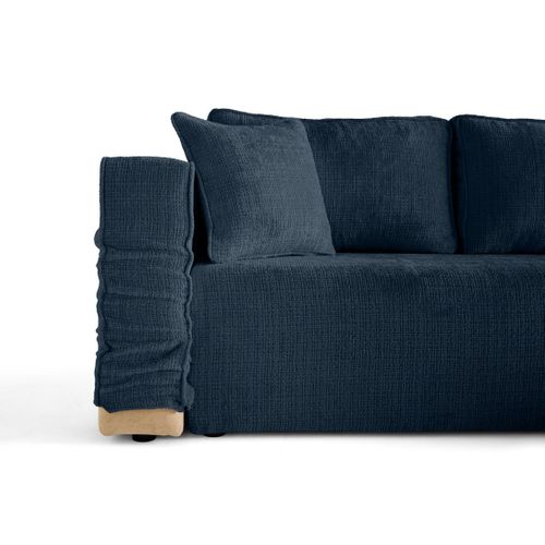 Housse En Velours Texturé Pour Canapé Déhoussable Topaze