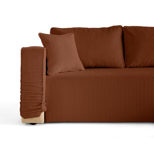 Housse En Velours Côtelé Pour Canapé Déhoussable Topaze