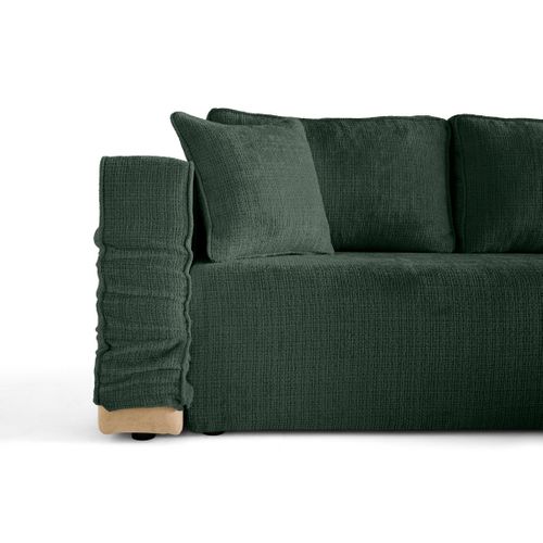 Housse En Velours Texturé Pour Canapé Déhoussable Topaze