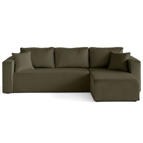 Housse En Velours Côtelé Pour Canapé Déhoussable Topaze