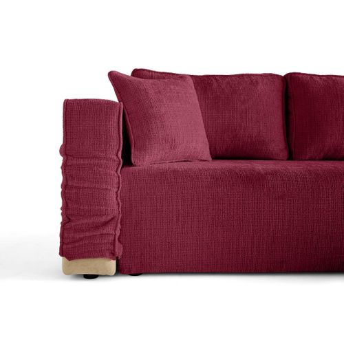 Housse En Velours Texturé Pour Canapé Déhoussable Topaze