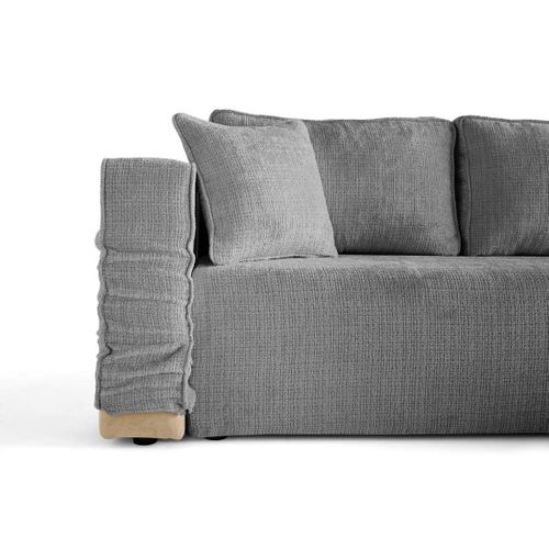 Housse En Velours Texturé Pour Canapé Déhoussable Topaze