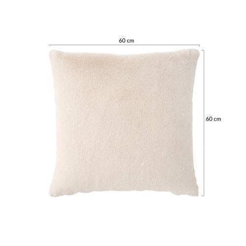 Oscar - Coussin - En Fausse Fourrure - 60x60 Cm