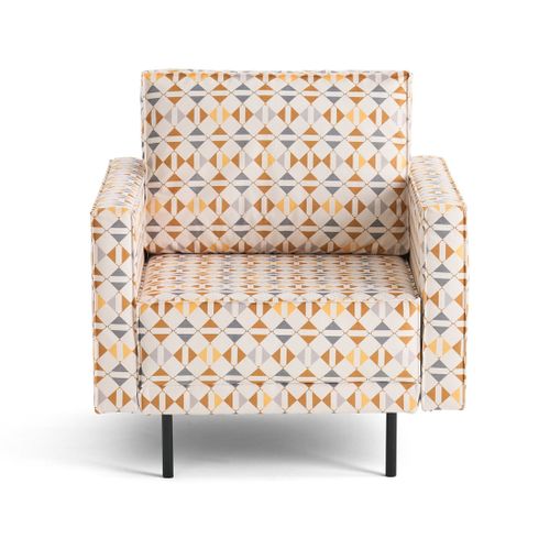 Charlie - Fauteuil Motif Graphique En Tissu
