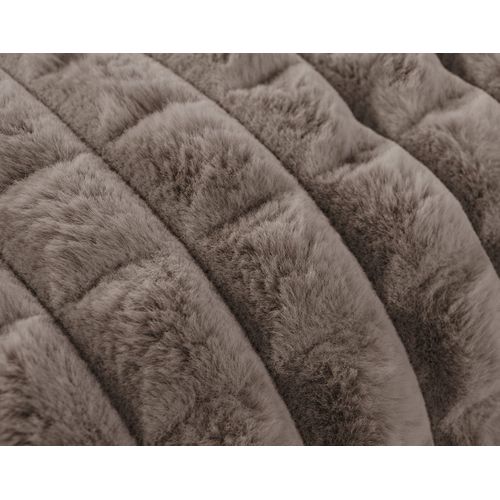 Sweety - Plaid - 150x200 Cm - En Velours Taupe