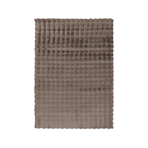 Sweety - Tapis - 160x230 Cm - En Fausse Fourrure Taupe