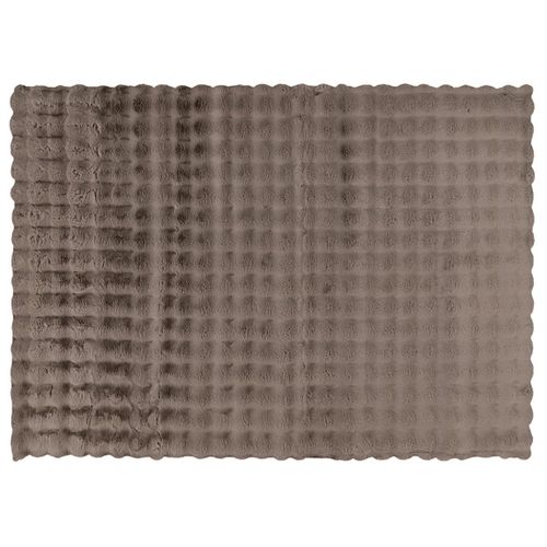 Sweety - Tapis - 160x230 Cm - En Fausse Fourrure Taupe