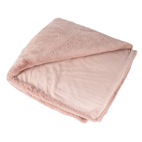 Joy - Plaid - 150x200cm - En Fausse Fourrure Rose