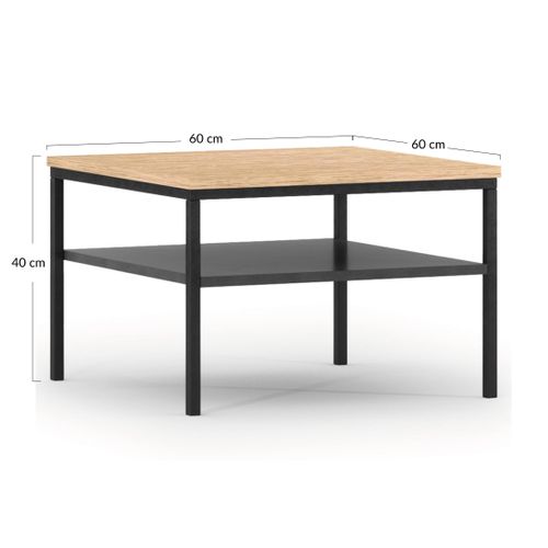 Felicia - Table Basse - 60 Cm Noir