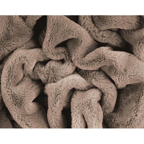 Joy - Plaid - 150x200cm - En Fausse Fourrure Latte